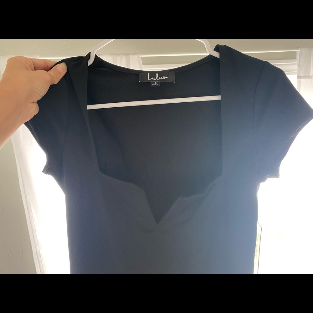 Lulus size small black bodysuit